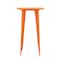 Flash Furniture Round Orange Metal Bar Table, 24RD, 24" L, 24" W, 41" H, Galvanized Steel, Rubber Top, Orange CH-51080-40-OR-GG - alternate 4